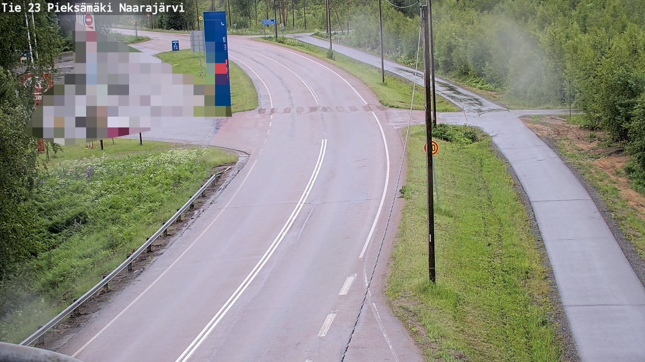 Kelikamerat Kuva Tie 23 Pieksämäki, Naarajärvi, Pieksämäki, Etelä-Savo