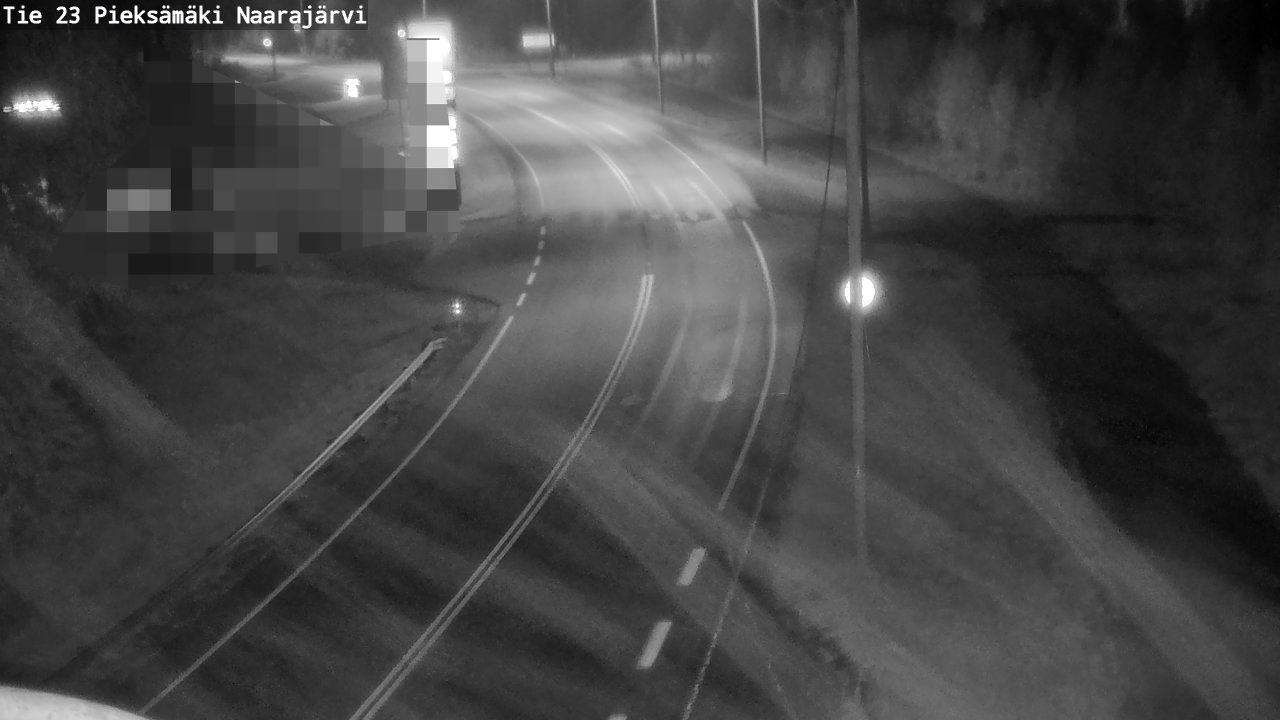 Weather Camera Image Road 23 Pieksämäki, Naarajärvi, Pieksämäki, Etelä-Savo