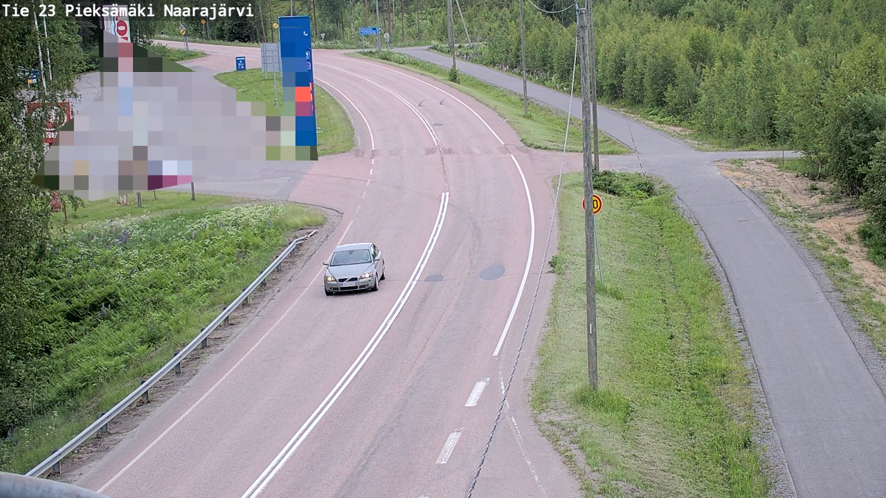 Kelikamerat Kuva Tie 23 Pieksämäki, Naarajärvi, Pieksämäki, Etelä-Savo