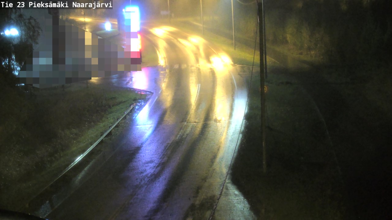Weather Camera Image Road 23 Pieksämäki, Naarajärvi, Pieksämäki, Etelä-Savo