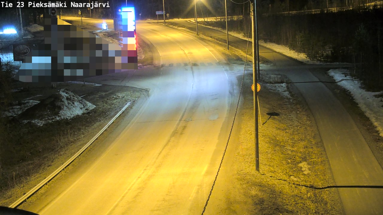 Kelikamerat Kuva Tie 23 Pieksämäki, Naarajärvi, Pieksämäki, Etelä-Savo