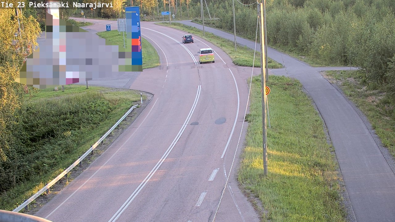 Kelikamerat Kuva Tie 23 Pieksämäki, Naarajärvi, Pieksämäki, Etelä-Savo