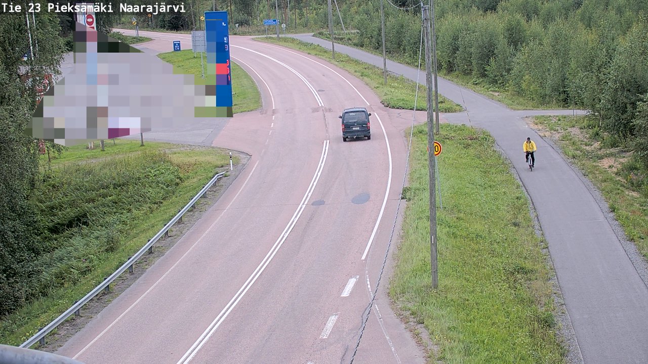Weather Camera Image Road 23 Pieksämäki, Naarajärvi, Pieksämäki, Etelä-Savo