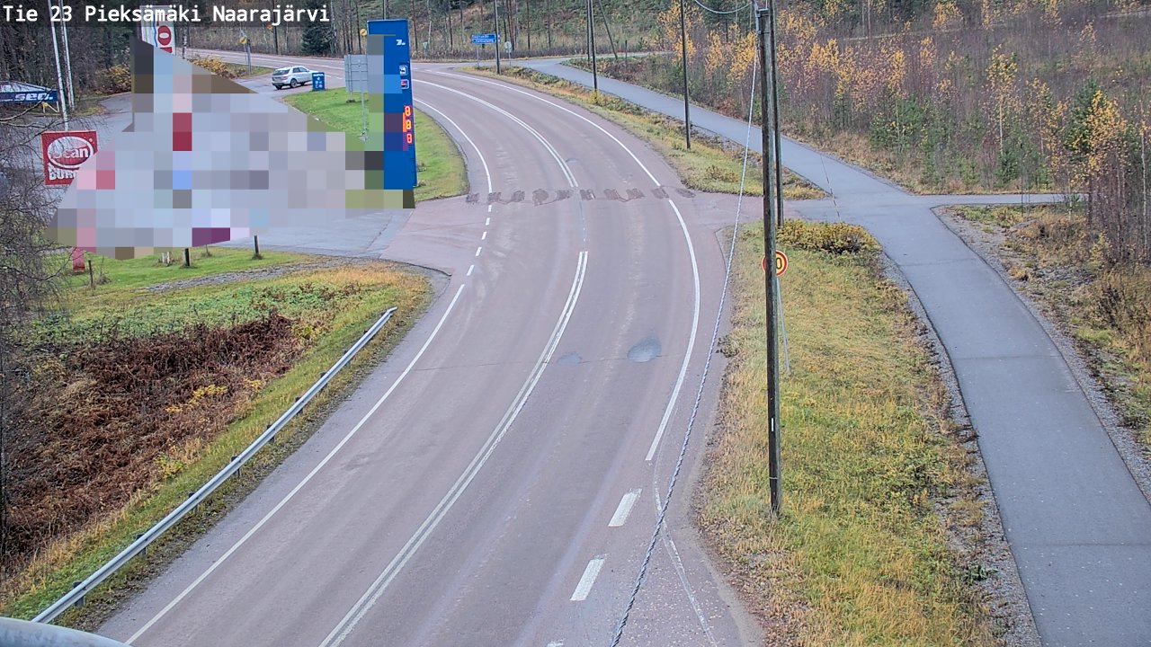 Kelikamerat Kuva Tie 23 Pieksämäki, Naarajärvi, Pieksämäki, Etelä-Savo