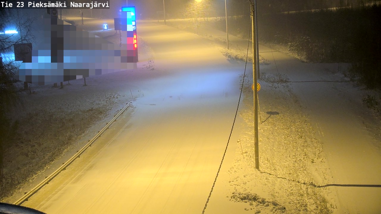 Kelikamerat Kuva Tie 23 Pieksämäki, Naarajärvi, Pieksämäki, Etelä-Savo