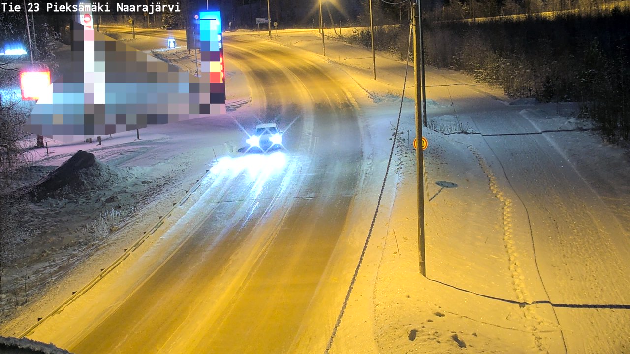 Weather Camera Image Road 23 Pieksämäki, Naarajärvi, Pieksämäki, Etelä-Savo