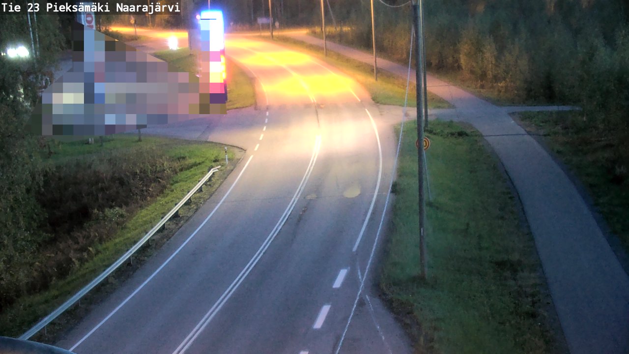 Weather Camera Image Road 23 Pieksämäki, Naarajärvi, Pieksämäki, Etelä-Savo