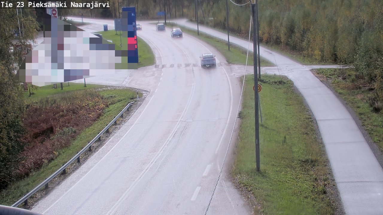 Weather Camera Image Road 23 Pieksämäki, Naarajärvi, Pieksämäki, Etelä-Savo