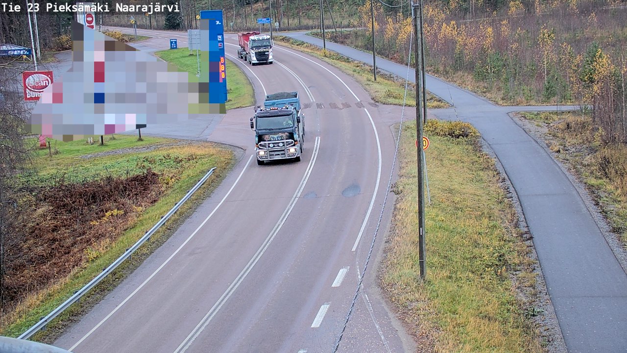 Kelikamerat Kuva Tie 23 Pieksämäki, Naarajärvi, Pieksämäki, Etelä-Savo