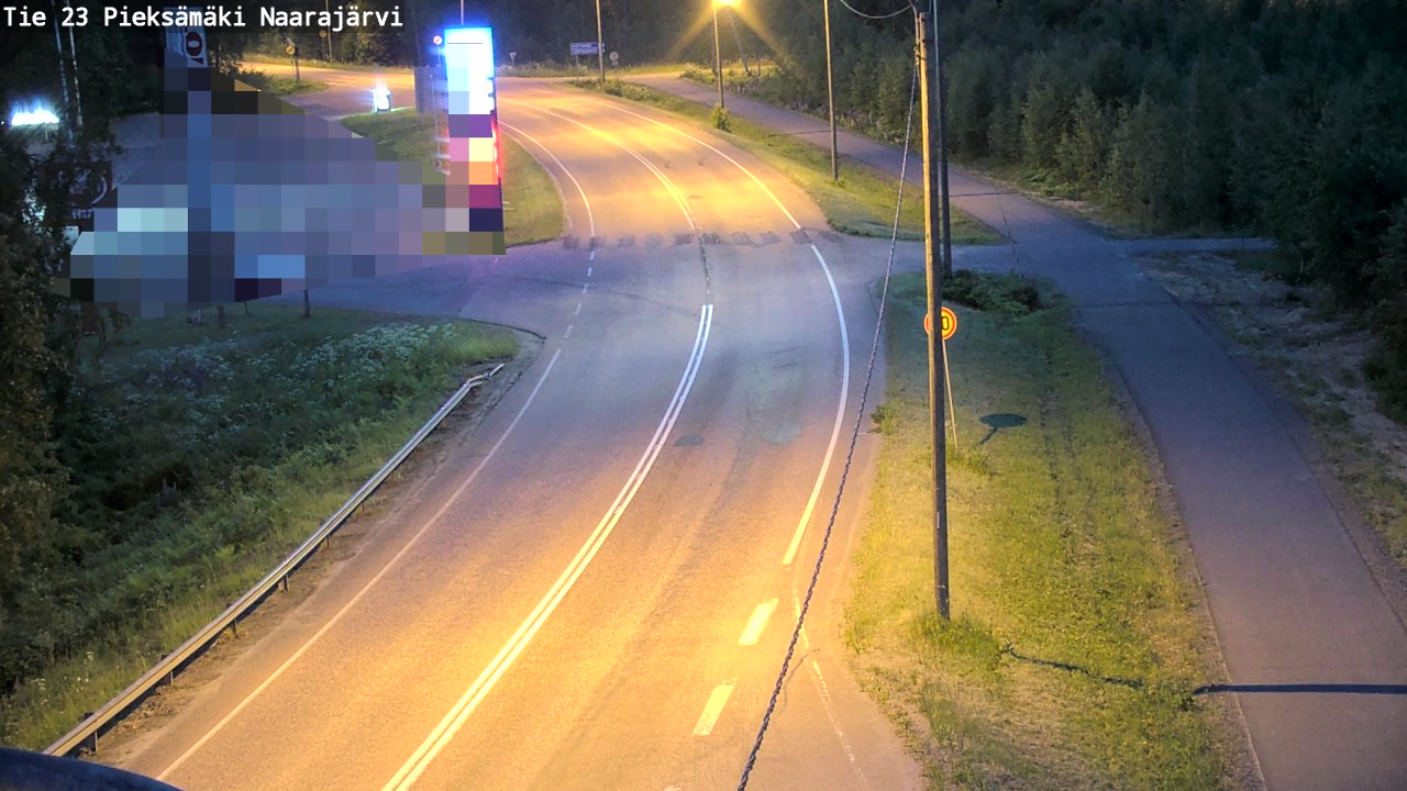 Kelikamerat Kuva Tie 23 Pieksämäki, Naarajärvi, Pieksämäki, Etelä-Savo