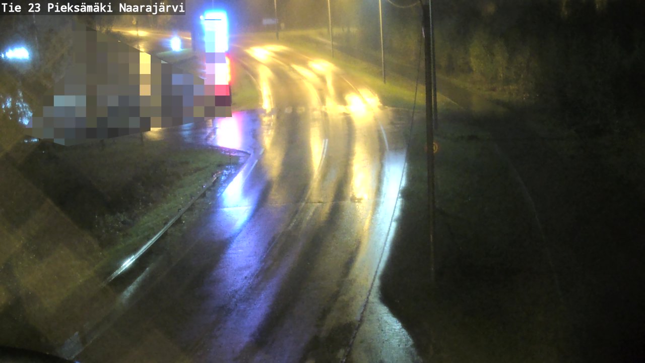 Weather Camera Image Road 23 Pieksämäki, Naarajärvi, Pieksämäki, Etelä-Savo