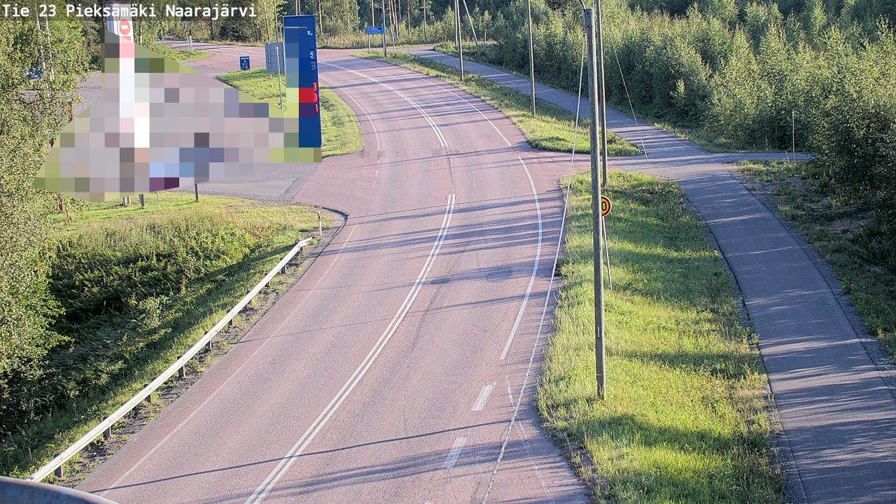 Kelikamerat Kuva Tie 23 Pieksämäki, Naarajärvi, Pieksämäki, Etelä-Savo
