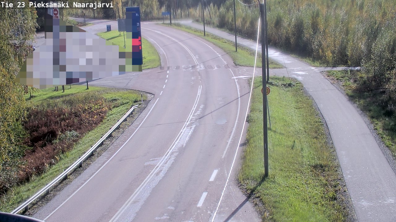 Weather Camera Image Road 23 Pieksämäki, Naarajärvi, Pieksämäki, Etelä-Savo
