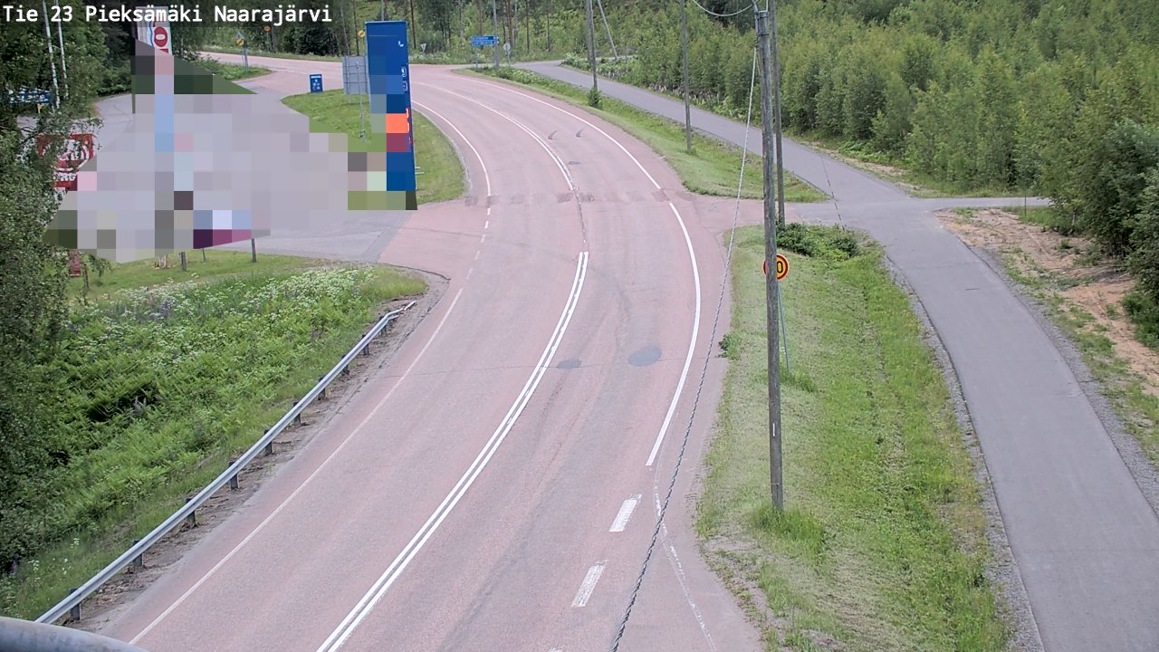 Kelikamerat Kuva Tie 23 Pieksämäki, Naarajärvi, Pieksämäki, Etelä-Savo