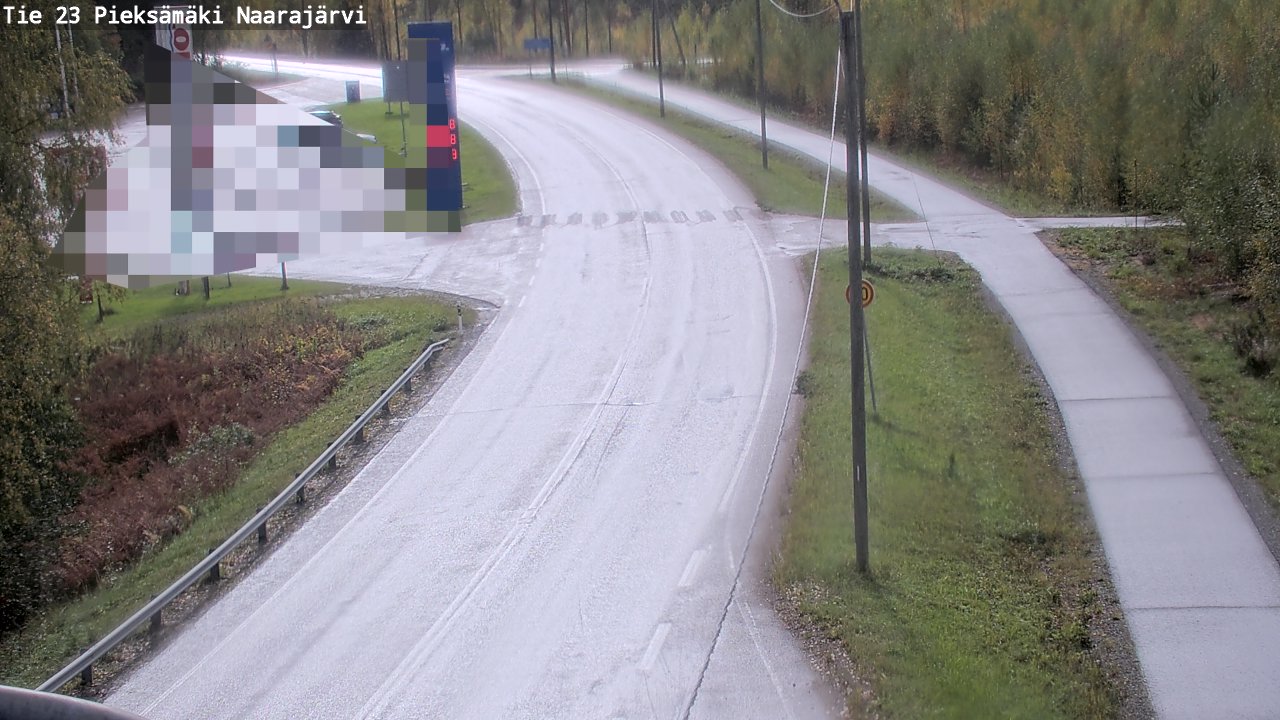 Weather Camera Image Road 23 Pieksämäki, Naarajärvi, Pieksämäki, Etelä-Savo