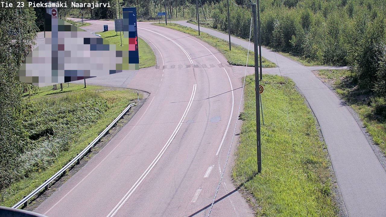 Kelikamerat Kuva Tie 23 Pieksämäki, Naarajärvi, Pieksämäki, Etelä-Savo