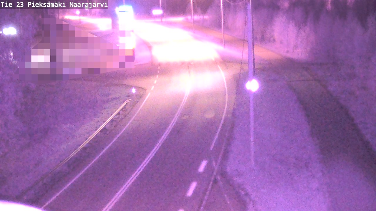 Weather Camera Image Road 23 Pieksämäki, Naarajärvi, Pieksämäki, Etelä-Savo