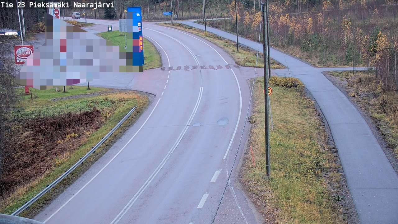 Kelikamerat Kuva Tie 23 Pieksämäki, Naarajärvi, Pieksämäki, Etelä-Savo