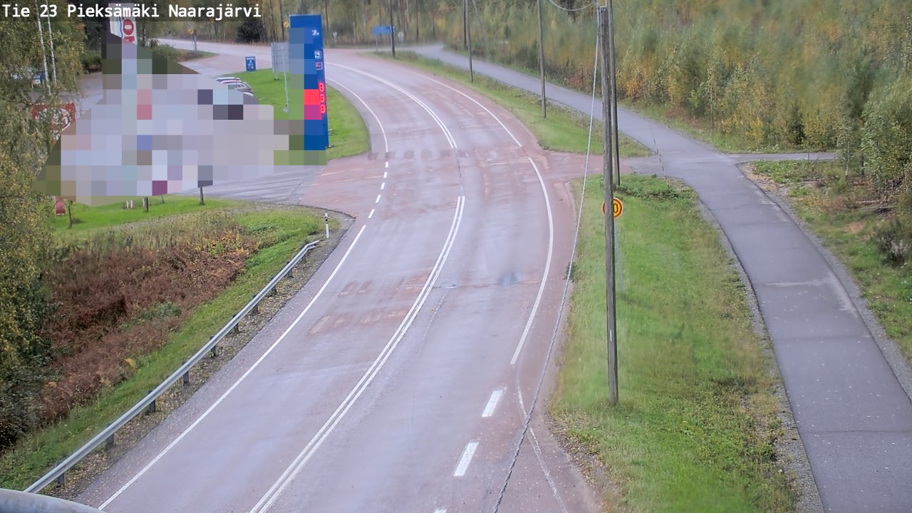 Weather Camera Image Road 23 Pieksämäki, Naarajärvi, Pieksämäki, Etelä-Savo