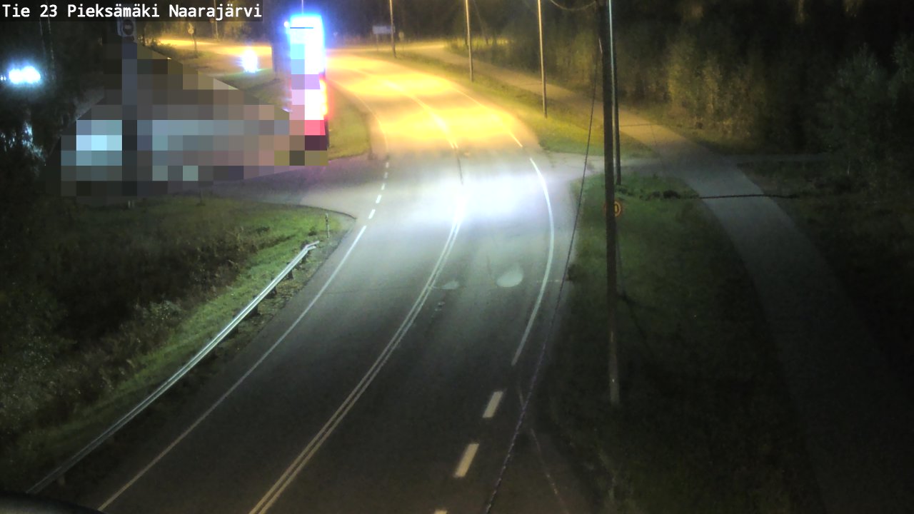 Weather Camera Image Road 23 Pieksämäki, Naarajärvi, Pieksämäki, Etelä-Savo