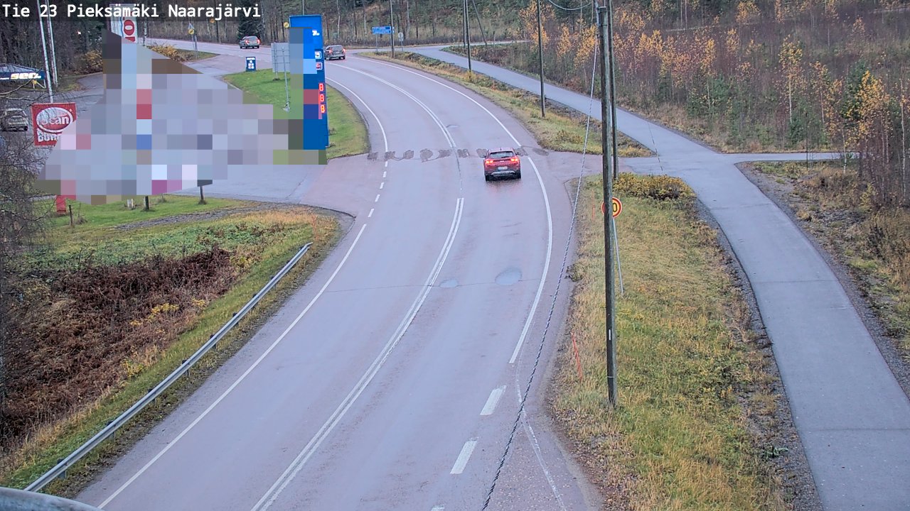 Kelikamerat Kuva Tie 23 Pieksämäki, Naarajärvi, Pieksämäki, Etelä-Savo