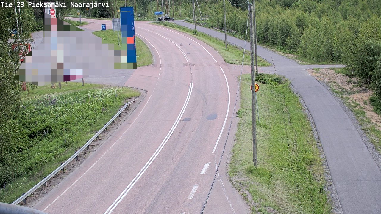Kelikamerat Kuva Tie 23 Pieksämäki, Naarajärvi, Pieksämäki, Etelä-Savo