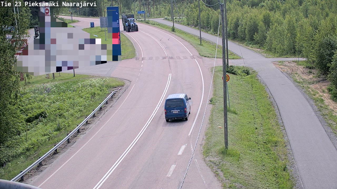Kelikamerat Kuva Tie 23 Pieksämäki, Naarajärvi, Pieksämäki, Etelä-Savo