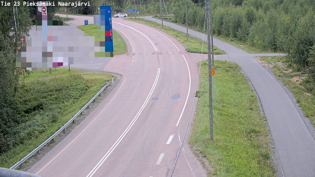 Weather Camera Image Road 23 Pieksämäki, Naarajärvi, Pieksämäki, Etelä-Savo