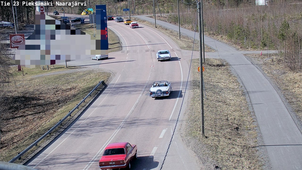 Weather Camera Image Väg 23 Pieksämäki, Naarajärvi, Pieksämäki, Etelä-Savo