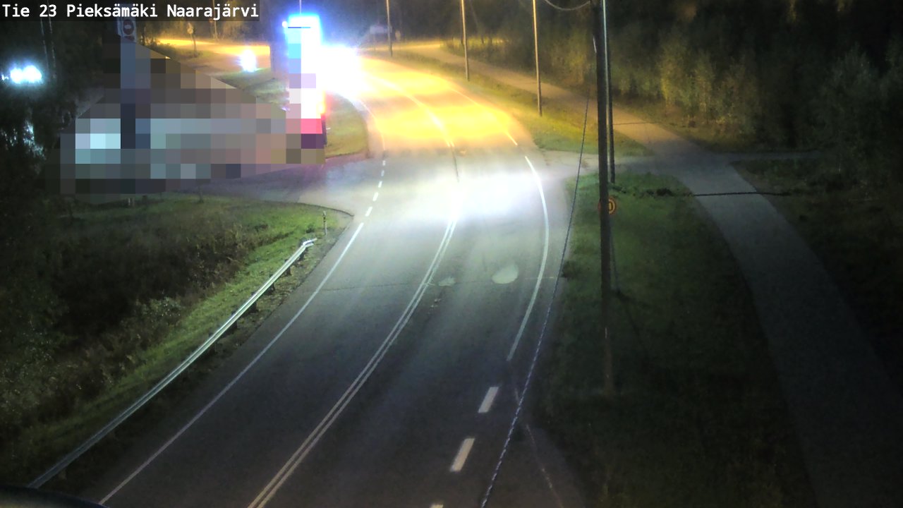 Weather Camera Image Road 23 Pieksämäki, Naarajärvi, Pieksämäki, Etelä-Savo