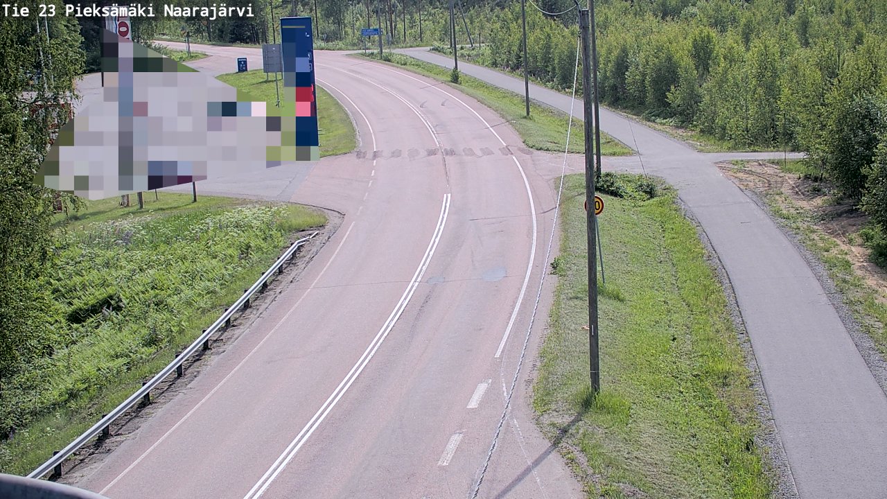 Kelikamerat Kuva Tie 23 Pieksämäki, Naarajärvi, Pieksämäki, Etelä-Savo