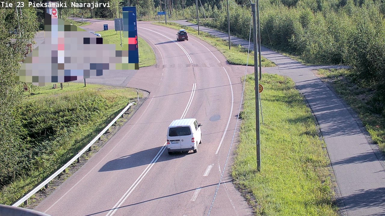 Kelikamerat Kuva Tie 23 Pieksämäki, Naarajärvi, Pieksämäki, Etelä-Savo