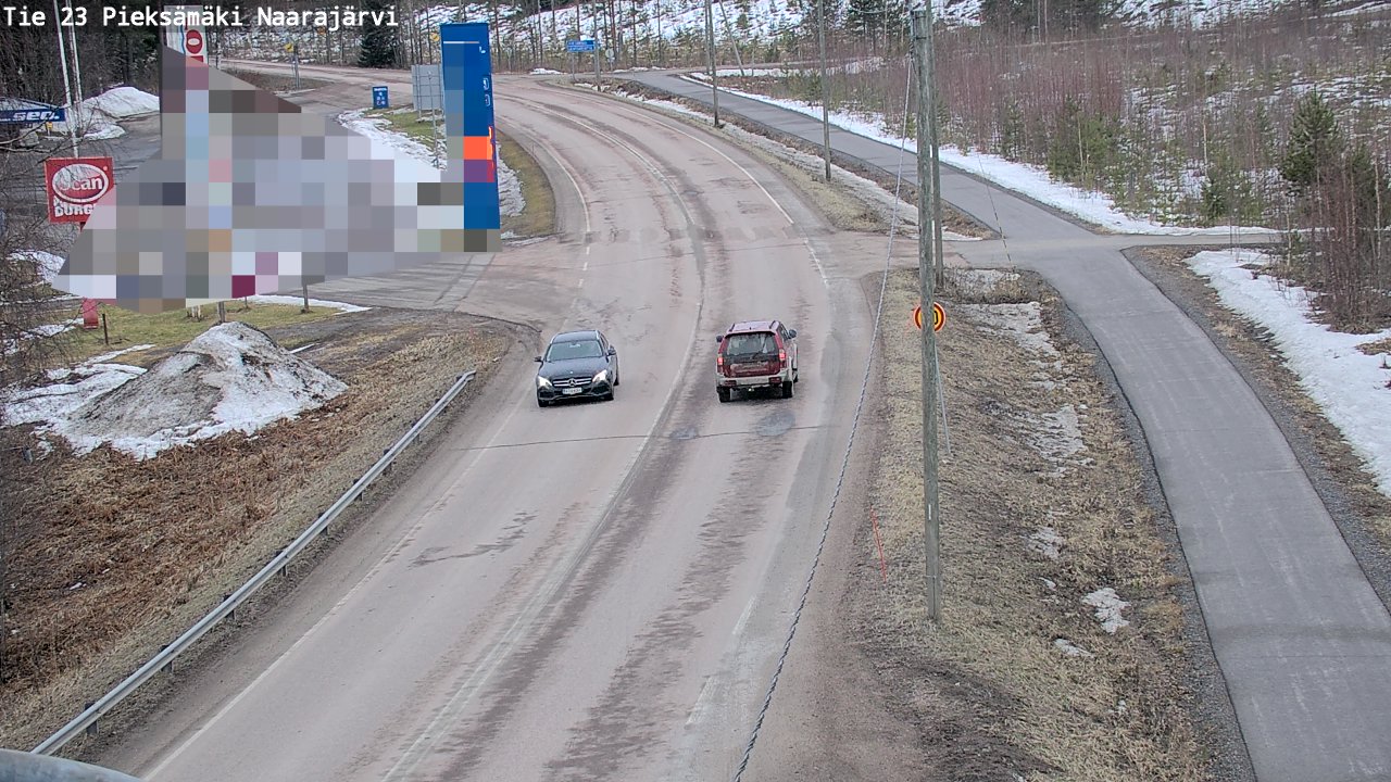 Kelikamerat Kuva Tie 23 Pieksämäki, Naarajärvi, Pieksämäki, Etelä-Savo