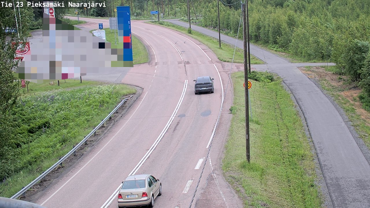 Weather Camera Image Väg 23 Pieksämäki, Naarajärvi, Pieksämäki, Etelä-Savo