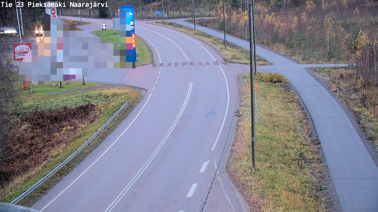 Kelikamerat Kuva Tie 23 Pieksämäki, Naarajärvi, Pieksämäki, Etelä-Savo