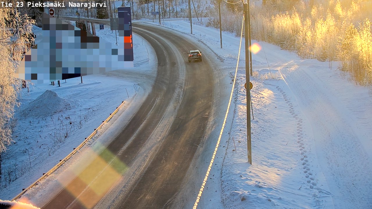 Kelikamerat Kuva Tie 23 Pieksämäki, Naarajärvi, Pieksämäki, Etelä-Savo