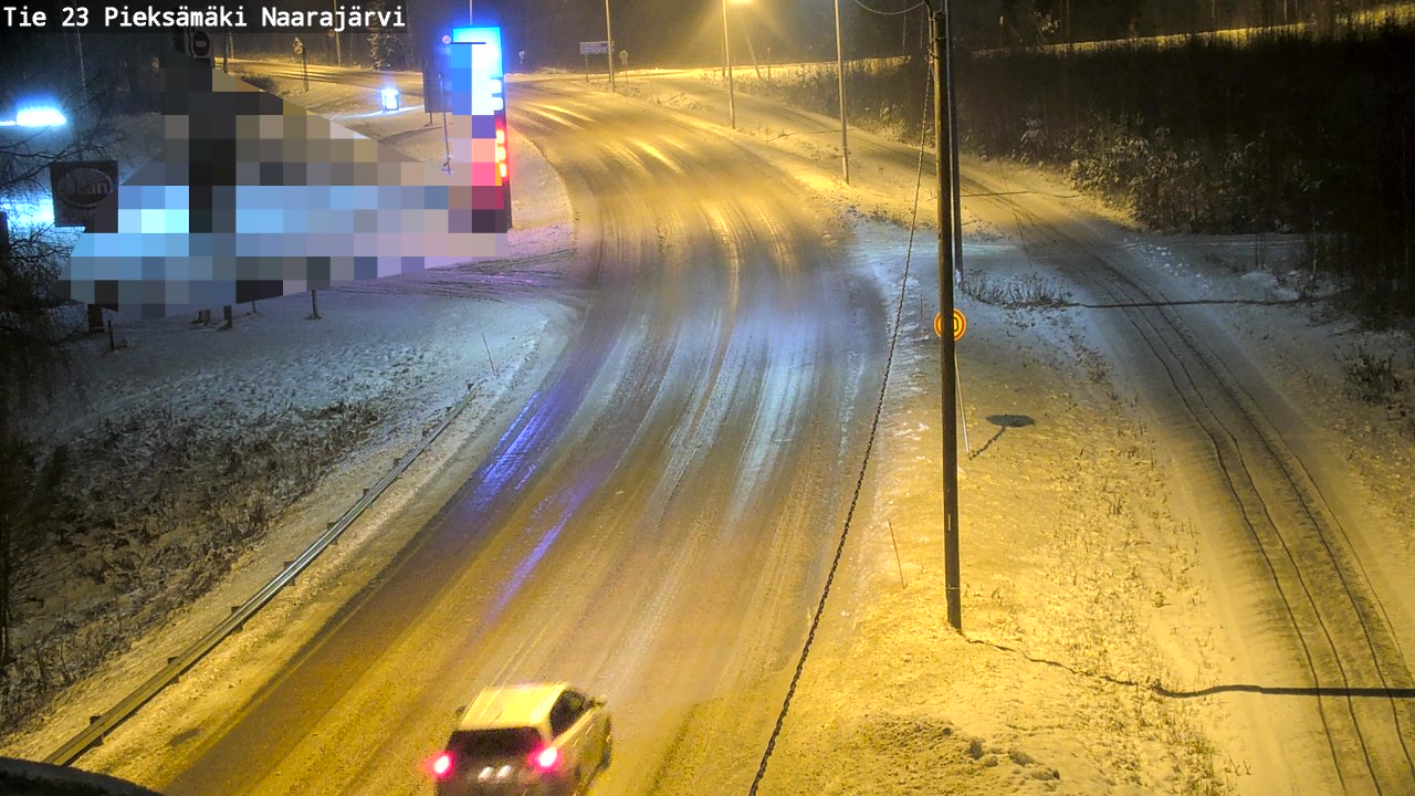 Weather Camera Image Väg 23 Pieksämäki, Naarajärvi, Pieksämäki, Etelä-Savo