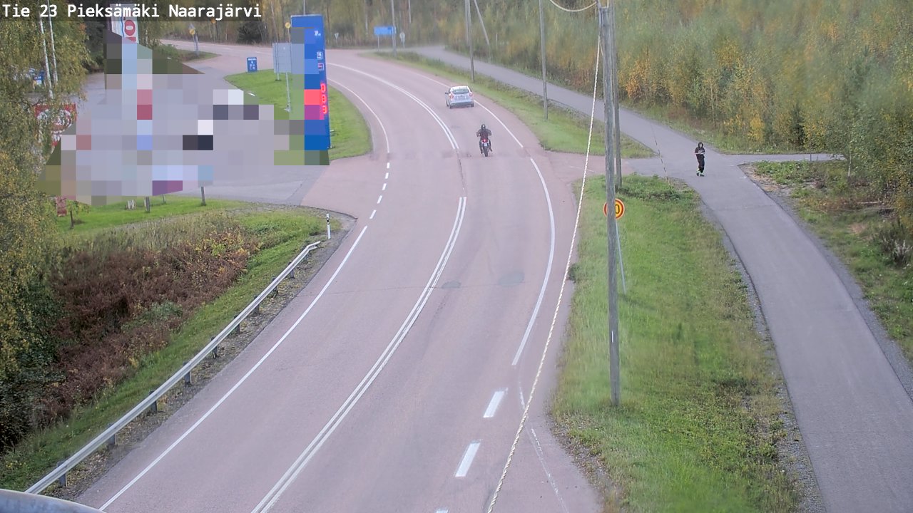 Weather Camera Image Väg 23 Pieksämäki, Naarajärvi, Pieksämäki, Etelä-Savo