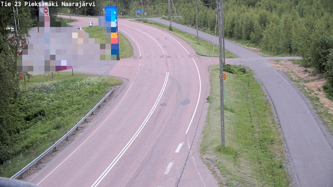 Kelikamerat Kuva Tie 23 Pieksämäki, Naarajärvi, Pieksämäki, Etelä-Savo