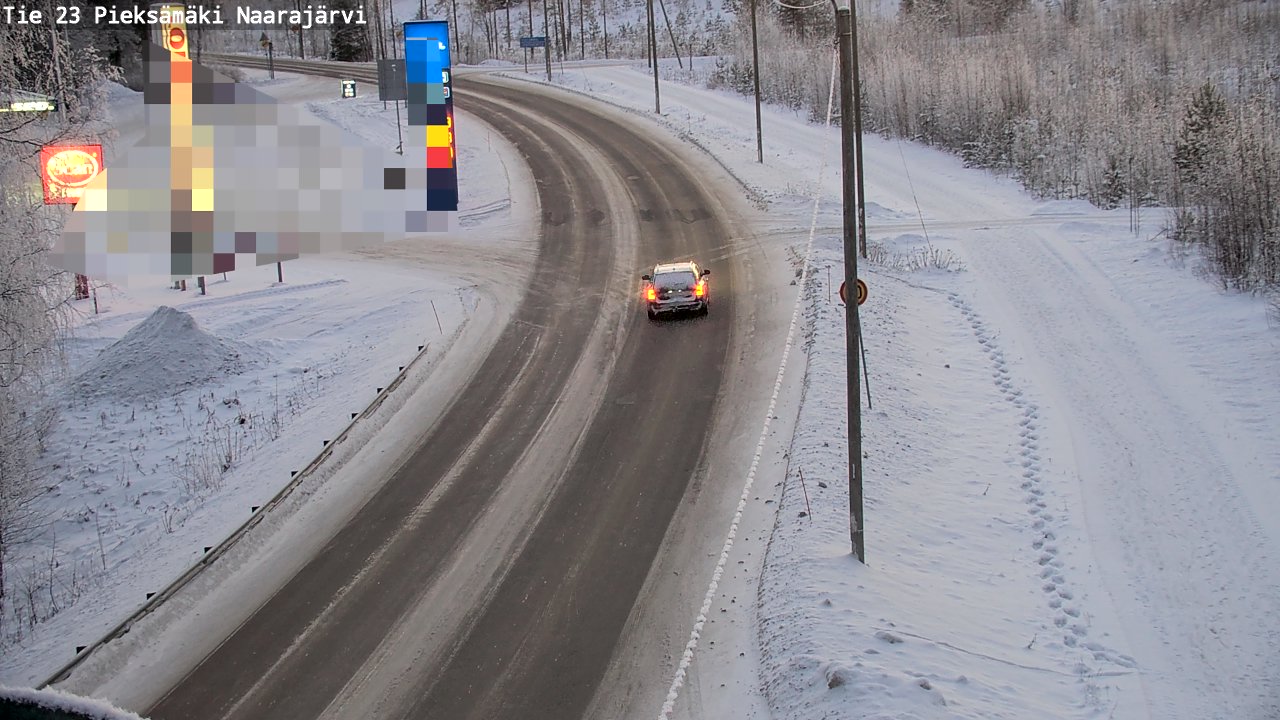 Kelikamerat Kuva Tie 23 Pieksämäki, Naarajärvi, Pieksämäki, Etelä-Savo