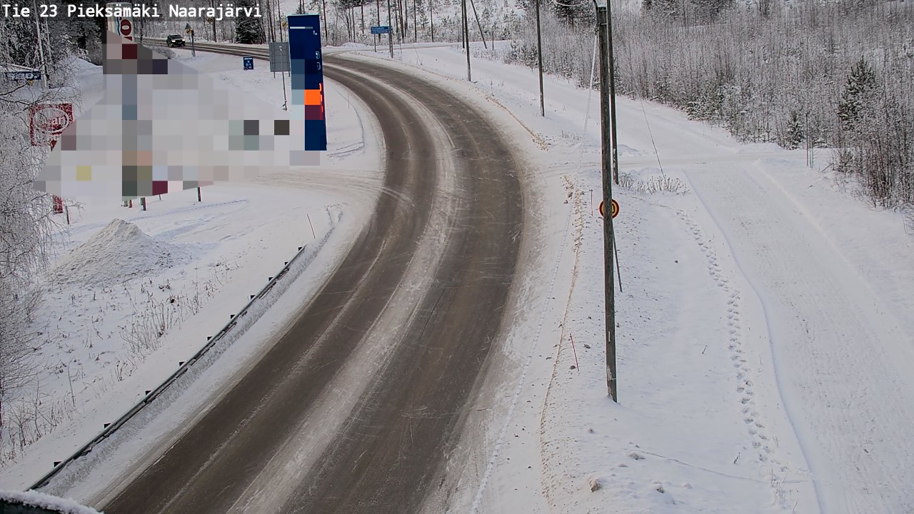Weather Camera Image Road 23 Pieksämäki, Naarajärvi, Pieksämäki, Etelä-Savo