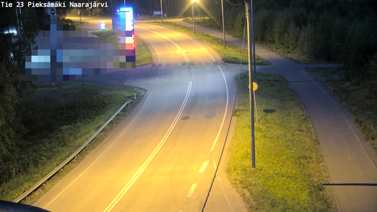 Weather Camera Image Väg 23 Pieksämäki, Naarajärvi, Pieksämäki, Etelä-Savo