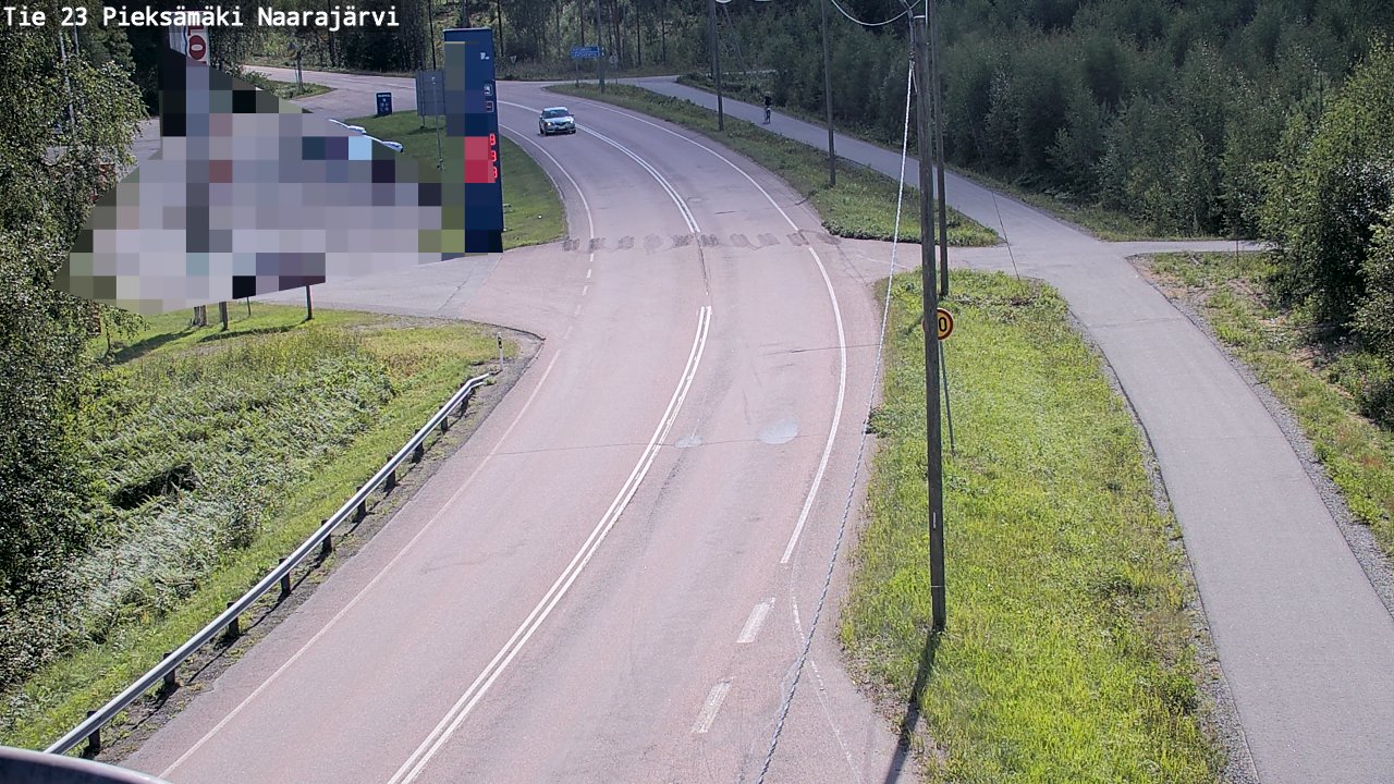 Weather Camera Image Väg 23 Pieksämäki, Naarajärvi, Pieksämäki, Etelä-Savo