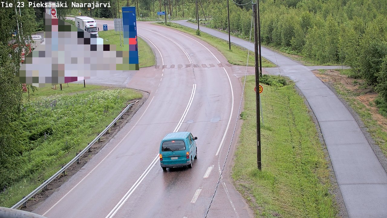 Weather Camera Image Road 23 Pieksämäki, Naarajärvi, Pieksämäki, Etelä-Savo