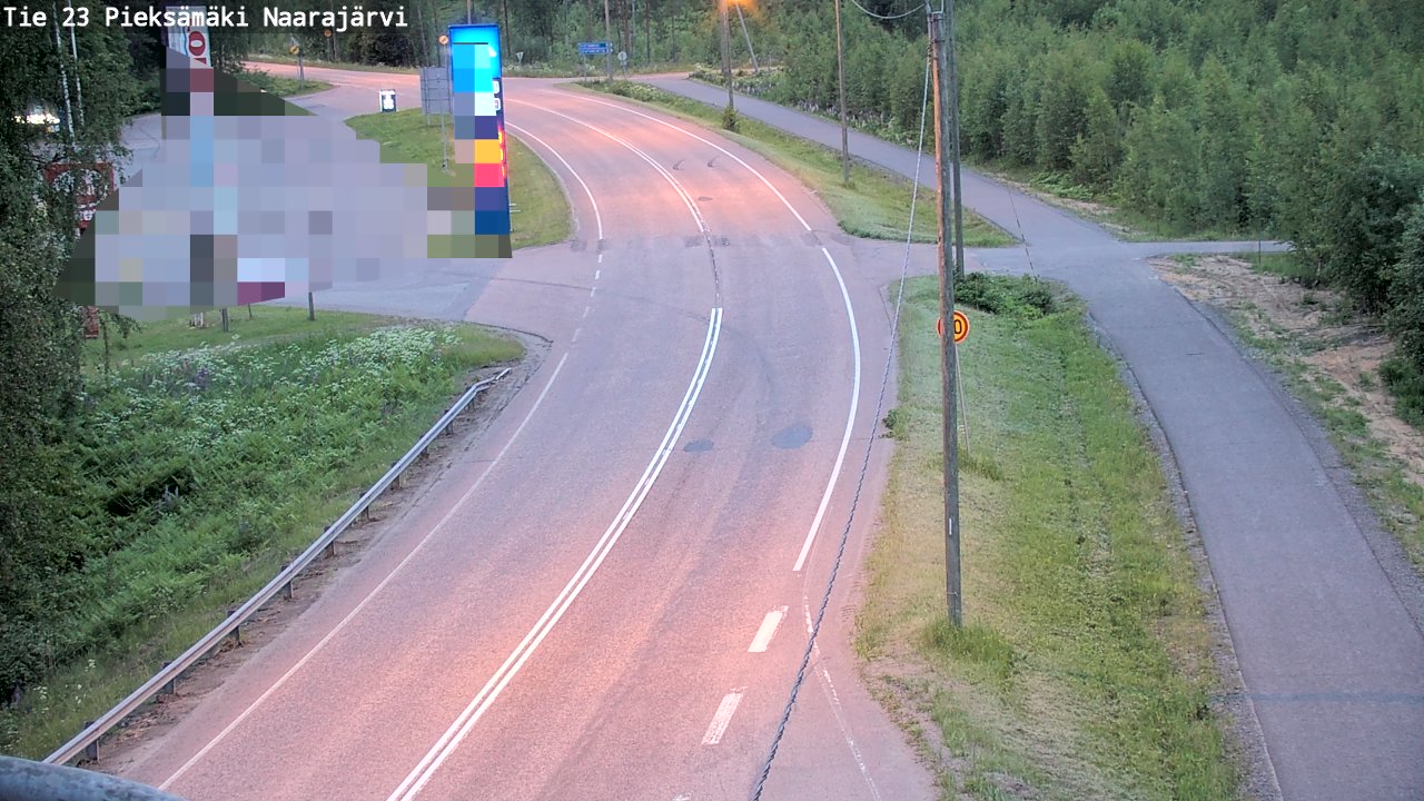 Kelikamerat Kuva Tie 23 Pieksämäki, Naarajärvi, Pieksämäki, Etelä-Savo