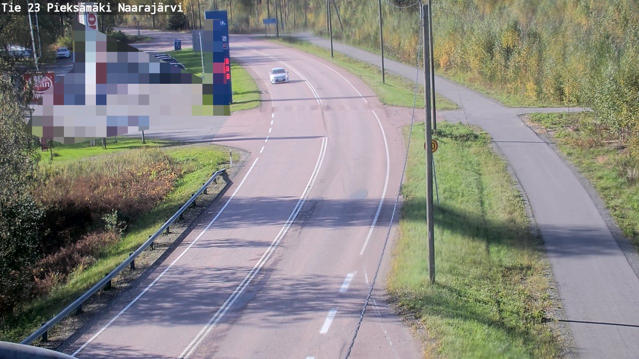 Weather Camera Image Väg 23 Pieksämäki, Naarajärvi, Pieksämäki, Etelä-Savo