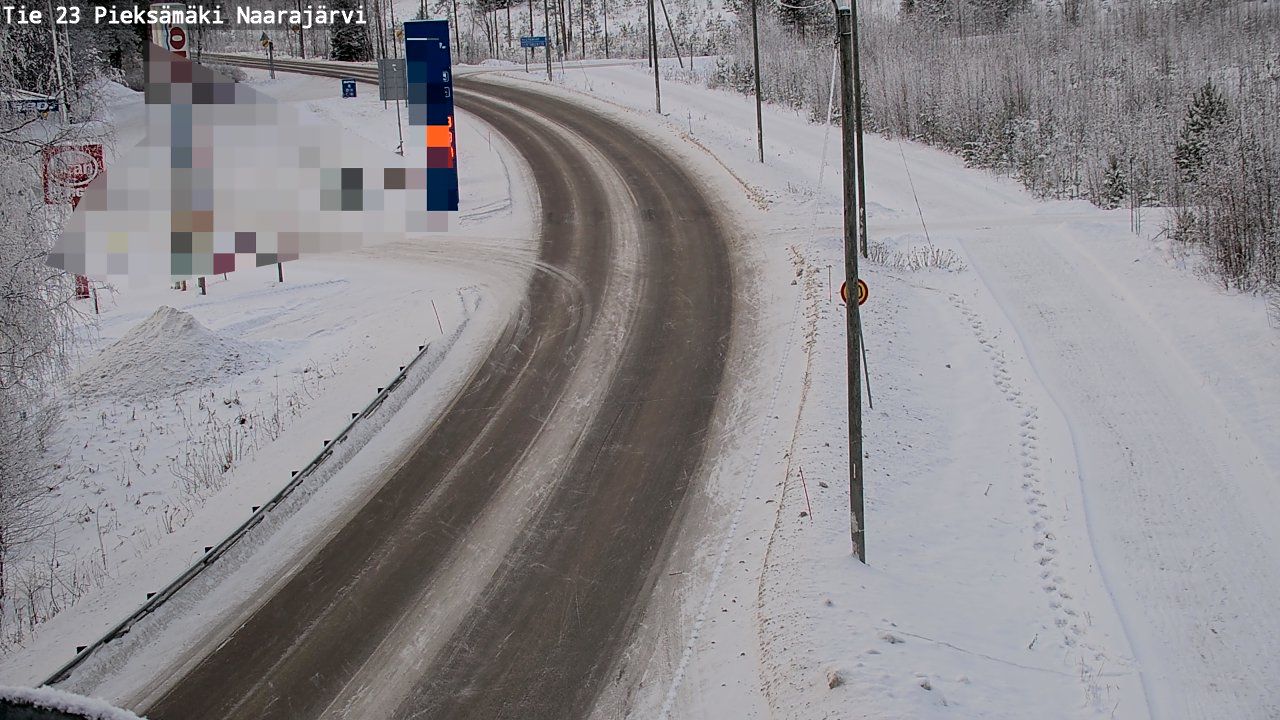 Weather Camera Image Road 23 Pieksämäki, Naarajärvi, Pieksämäki, Etelä-Savo