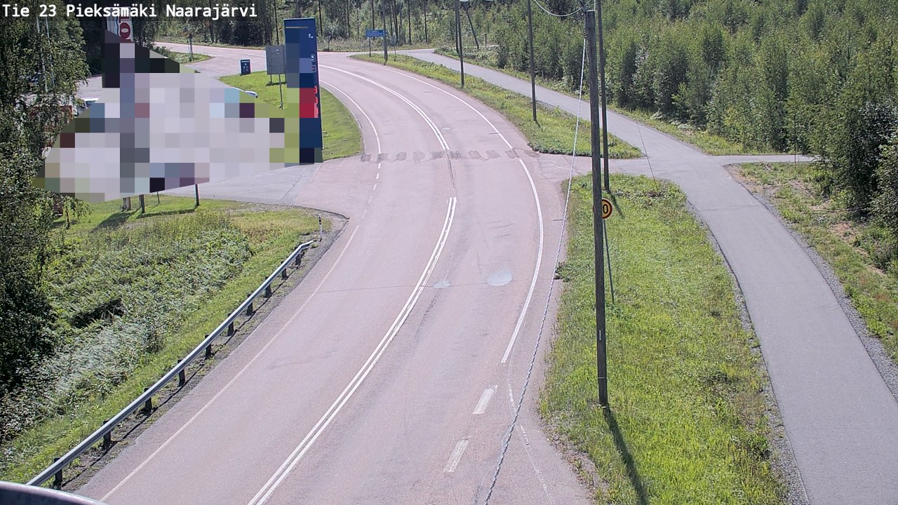 Weather Camera Image Väg 23 Pieksämäki, Naarajärvi, Pieksämäki, Etelä-Savo