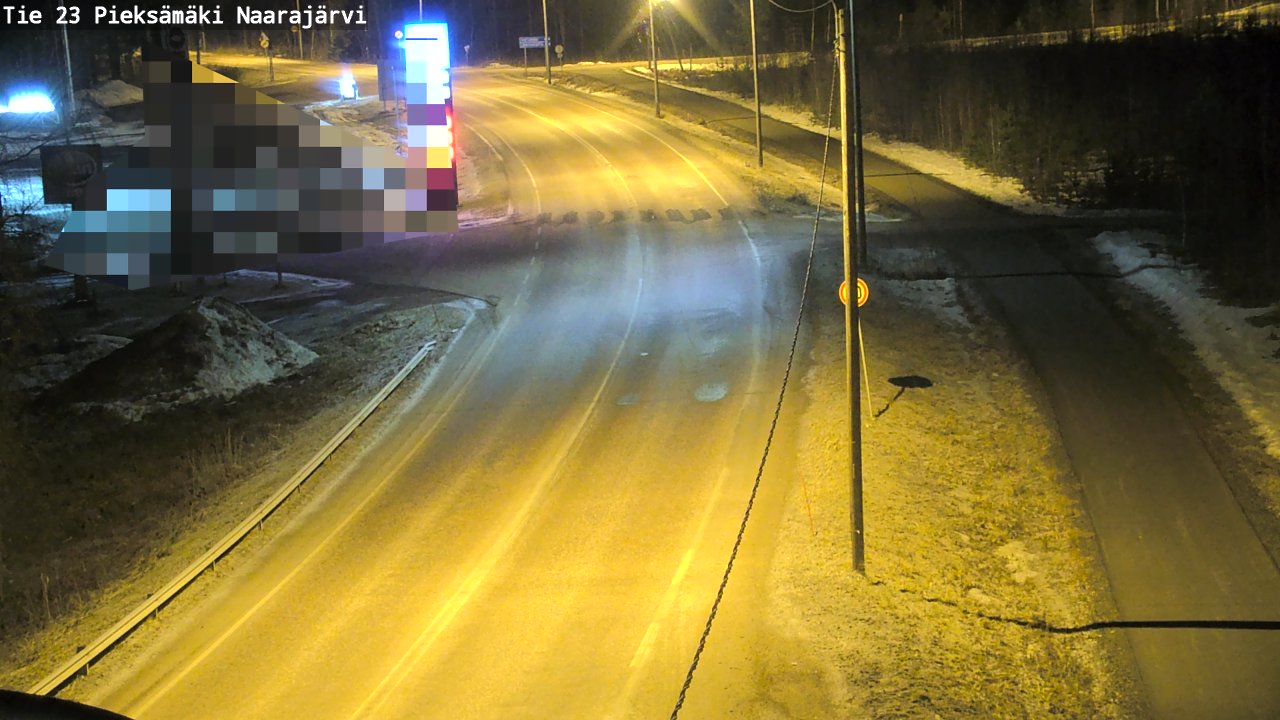 Kelikamerat Kuva Tie 23 Pieksämäki, Naarajärvi, Pieksämäki, Etelä-Savo