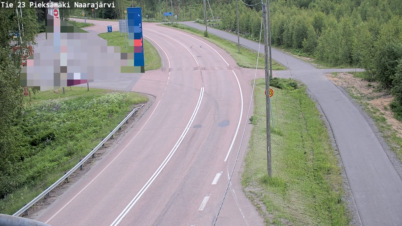 Kelikamerat Kuva Tie 23 Pieksämäki, Naarajärvi, Pieksämäki, Etelä-Savo